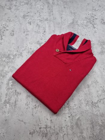 Pull col châle Tommy Hilfiger rouge XS Hommes