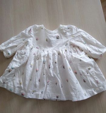 Robe tunique blanche/crème