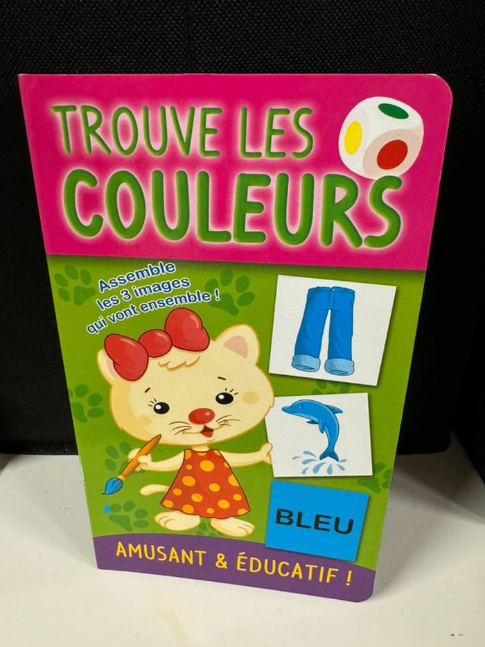 Livre trouve les couleurs