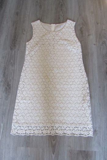 ROBE SM BEIGE DENTELLE "JACQUELINE RIU" - TAILLE 42 - n°19