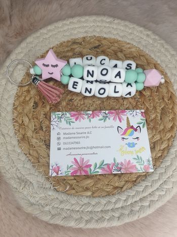 Porte Clés 3 branches liées