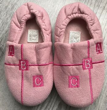 Chaussons 28 rose