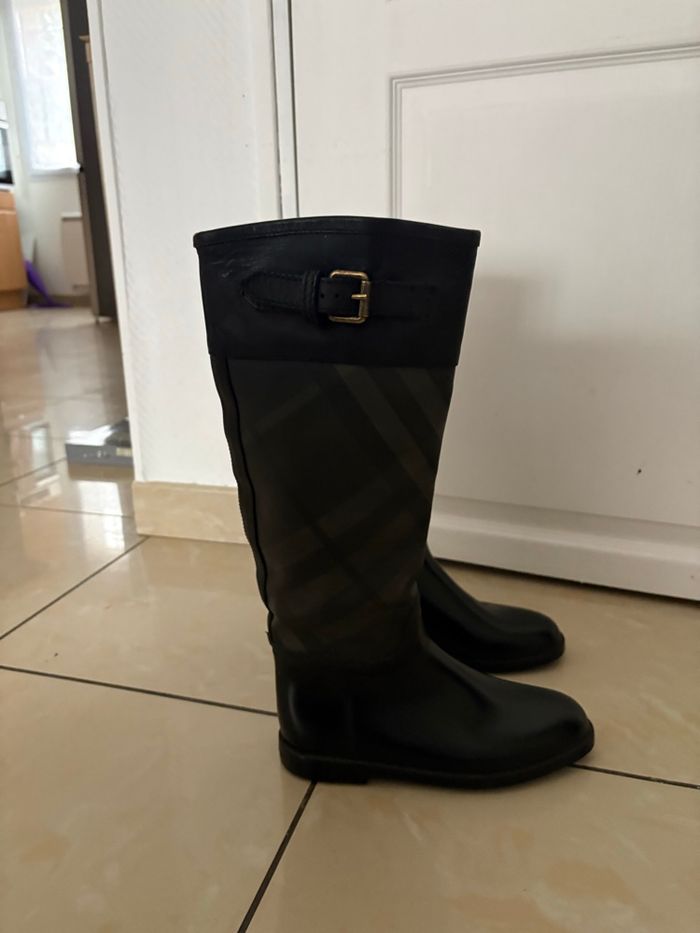 Bottes hautes noire Burberry - taille 37 - photo numéro 7