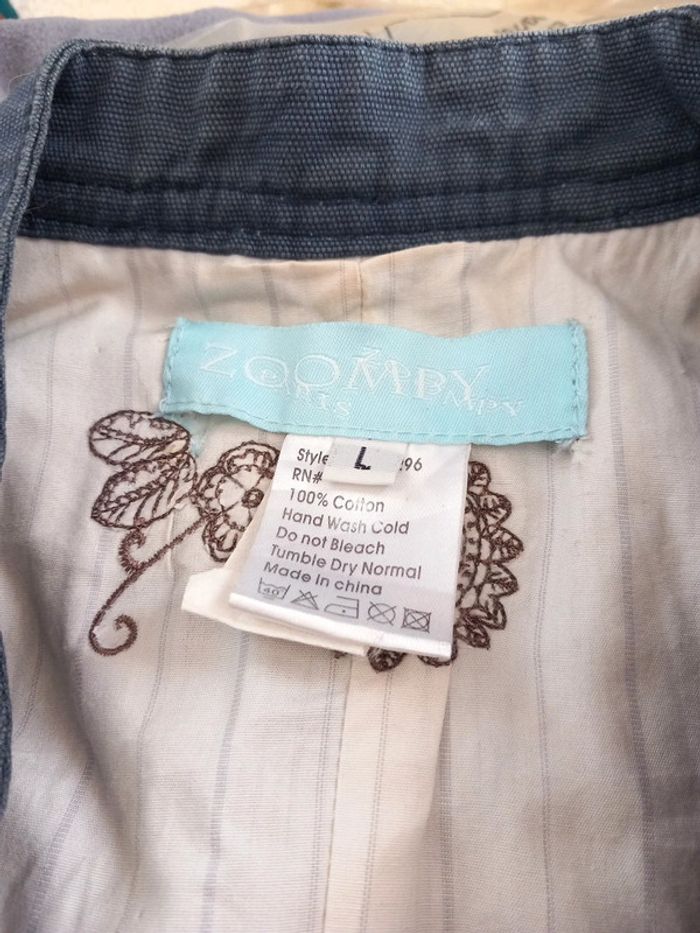 Veste légère coton TL Zoompy Paris - photo numéro 6