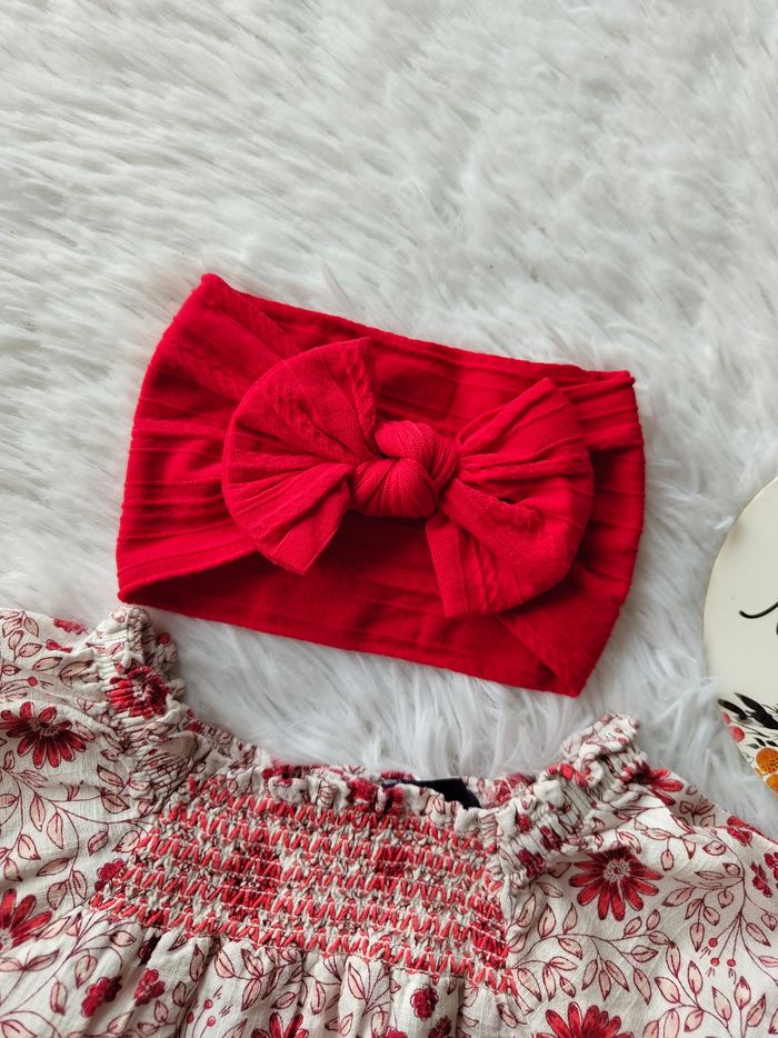 Robe fleurie et son bloomer sergent major fille 6 mois 🎀 - photo numéro 5