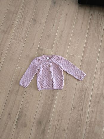 Gilet rose poudré H&M