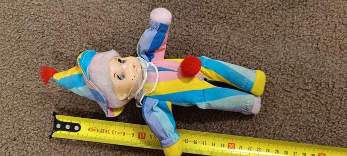 Poupée chiffon clown pierrot garçon - photo numéro 4