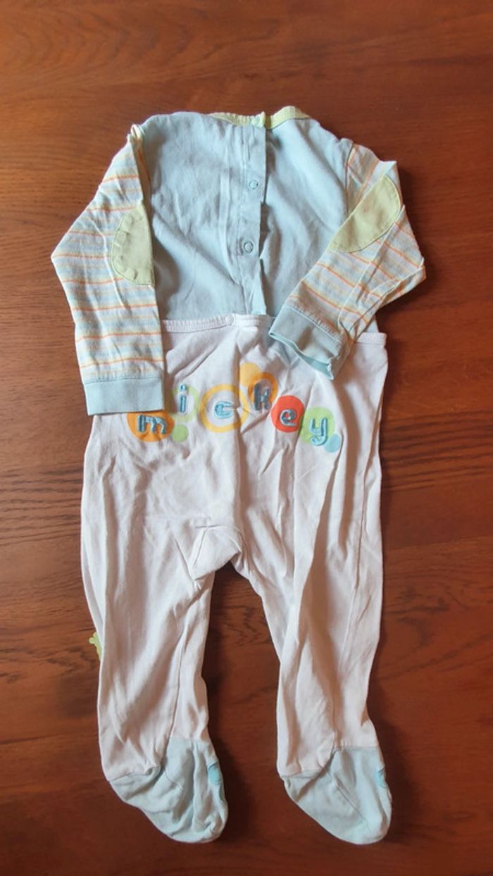 Pyjama Mickey Bleu & Blanc 18 Mois - photo numéro 2