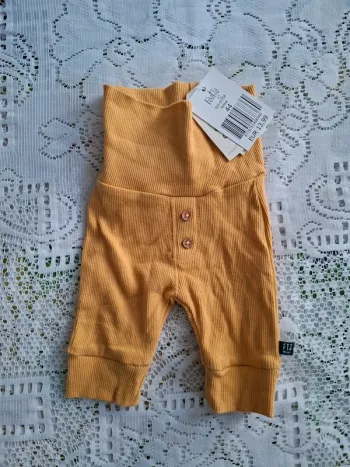 Legging pantalon bébé jaune moutarde- Feetje - taille 44(naissance), neuf
