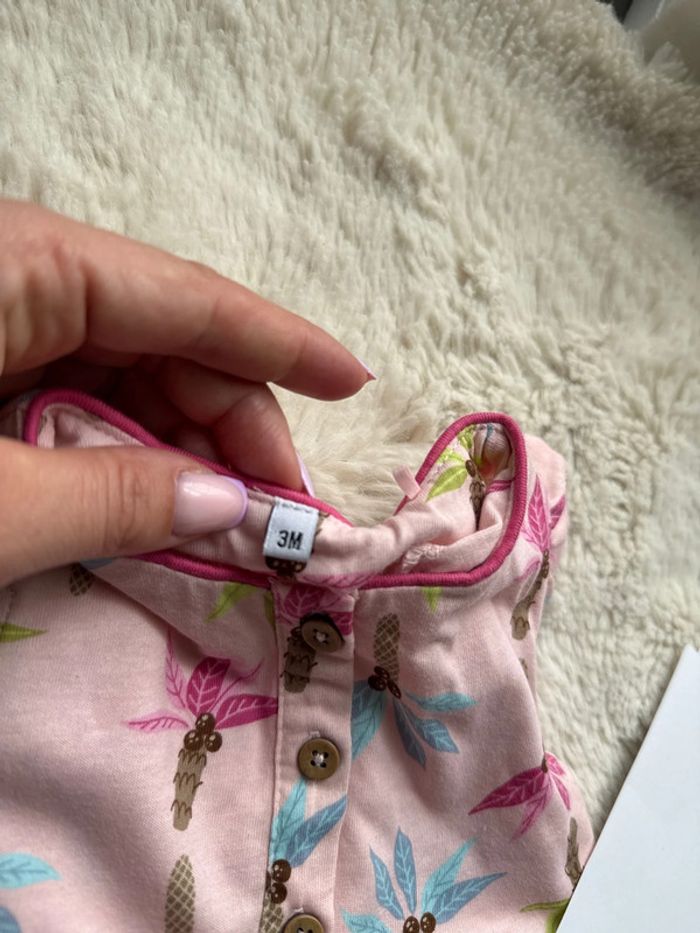 Combi short palmier 3 mois - photo numéro 2