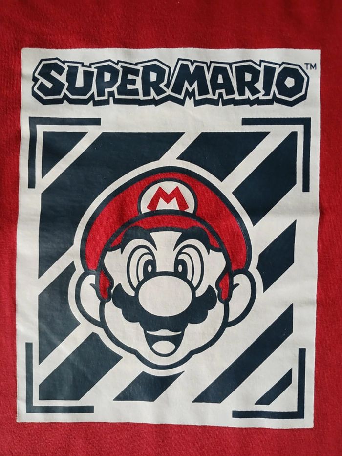 Tee-shirt manches longues super mario taille 5 ans - photo numéro 3