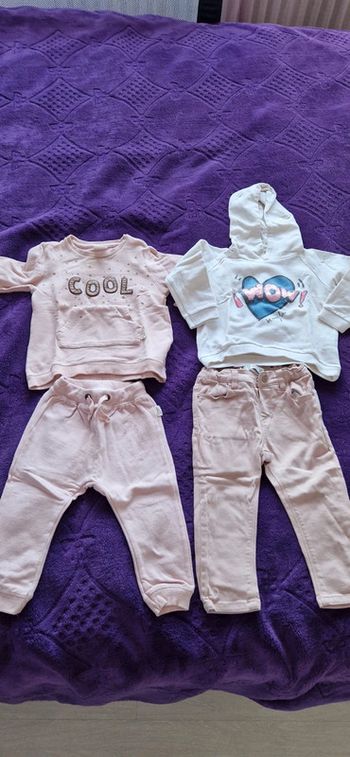 Lot de 2 tenues fille 12/18 mois Zara baby girl
