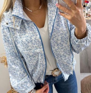 Veste fleuri 