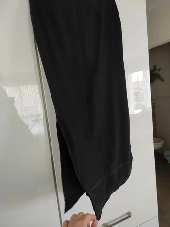 Jupe longue noire fendu