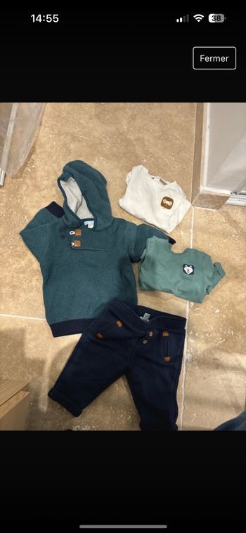 Ensemble 6 mois okaidi