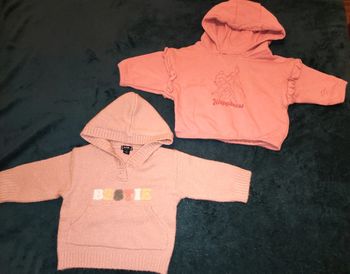 #pull avec capuche bébé fille 3 mois#