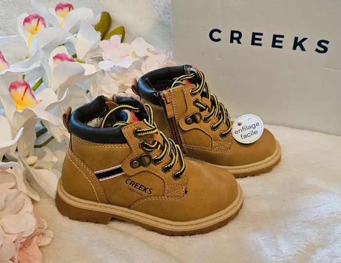 Bottes Bottines Zip Enfilage Facile Creeks T25