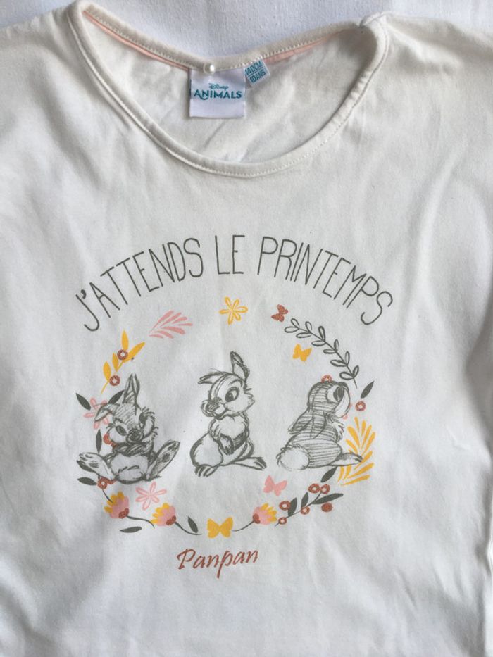 Haut t. shirt - 10 ans - Disney animals - photo numéro 2