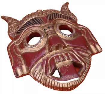 Masque à suspendre Barong (bali)  Bois sculpté
