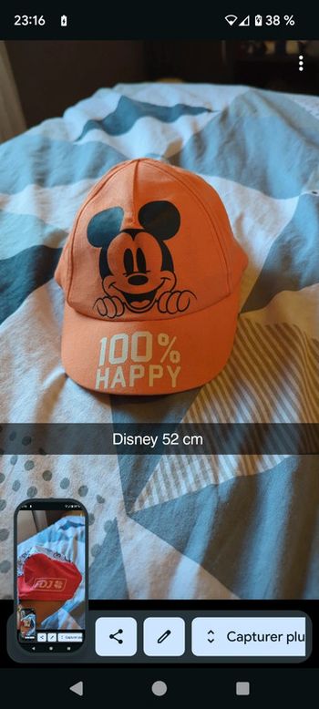 Casquette Mickey Disney