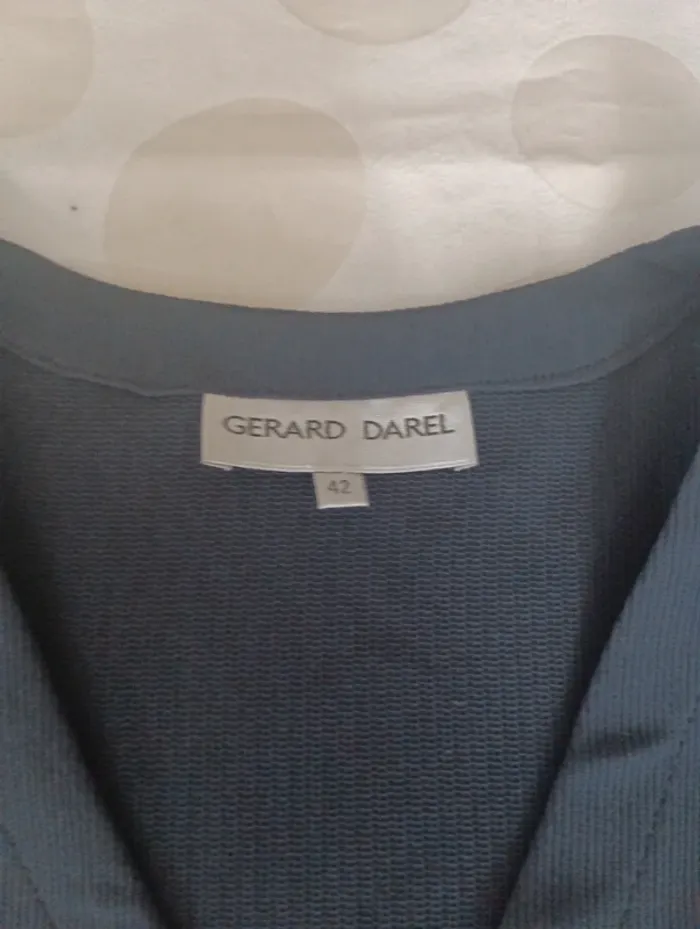 Tee shirt blouse femme manches courtes Gérard Darel taille 42 rétro vintage - photo numéro 4