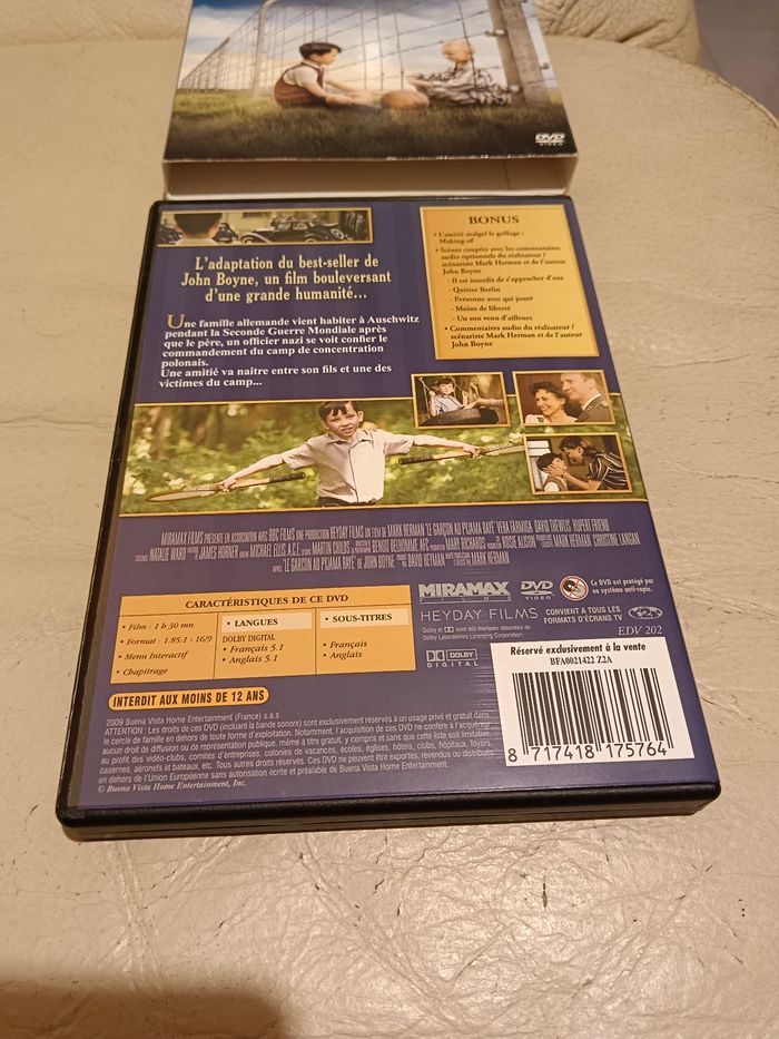 DVD film le garçon au pyjama rayé visionner une seule fois - photo numéro 2