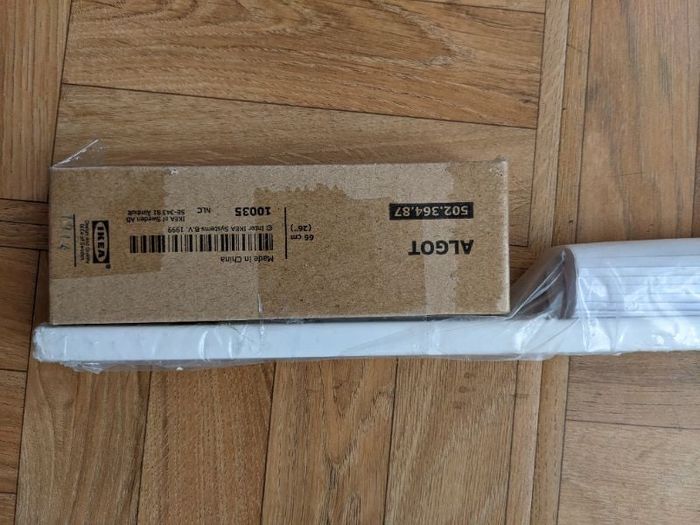 Petit rail algot Ikea 66cm neuf