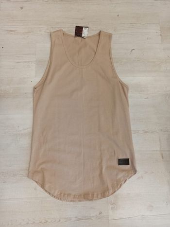 Débardeur beige pour homme uni taille xl ilannfive