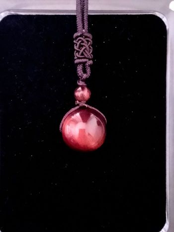 Collier corde réglable + pendentif spirituel