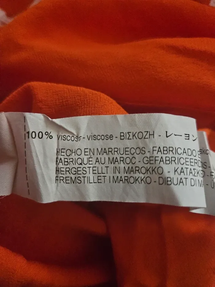 Tunique asymétrique orange Zara Taille M Neuve - photo numéro 7