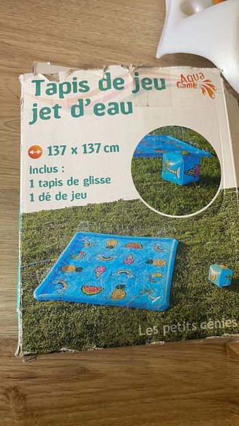 Tapis de jeu jet d’eau