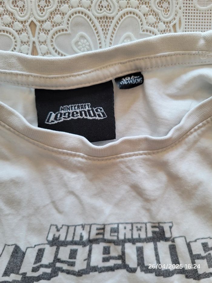 T-shirt minecraft - photo numéro 3