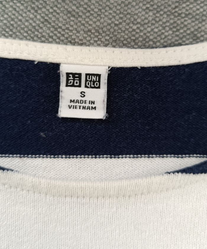 Robe rayure coton UNIQLO T.36 - photo numéro 3