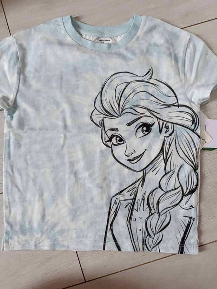 Tee shirt reine des neiges 5 ans