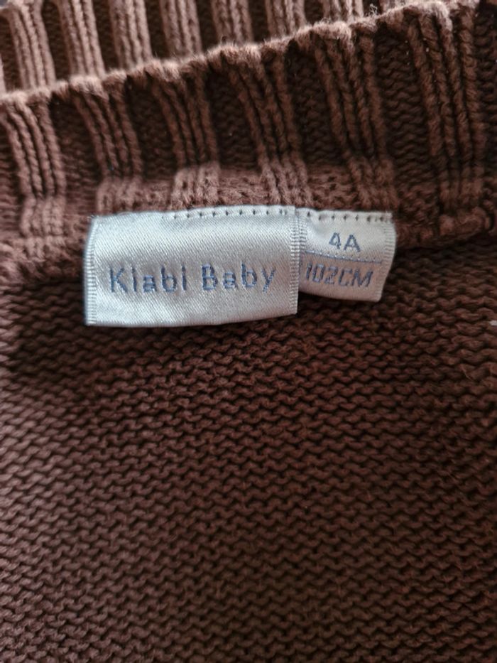 Gilet zippé enfant garçon 4 ans Kiabi Coton - photo numéro 3