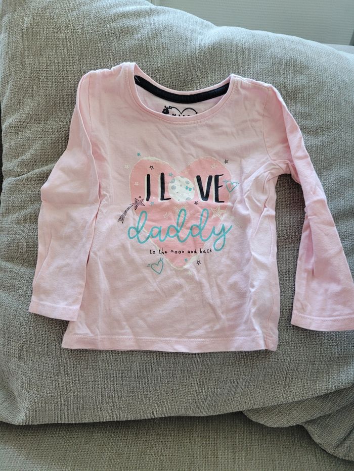 T shirt manches longues 12/18 mois