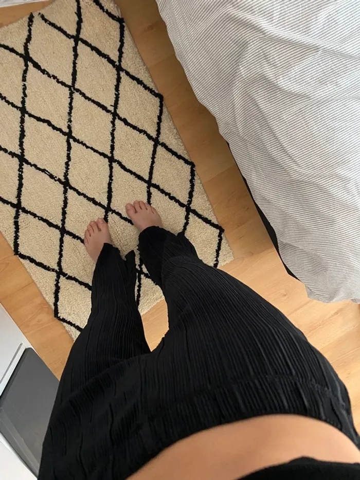 Pantalon plissé patte d’éléphant H&M - photo numéro 3