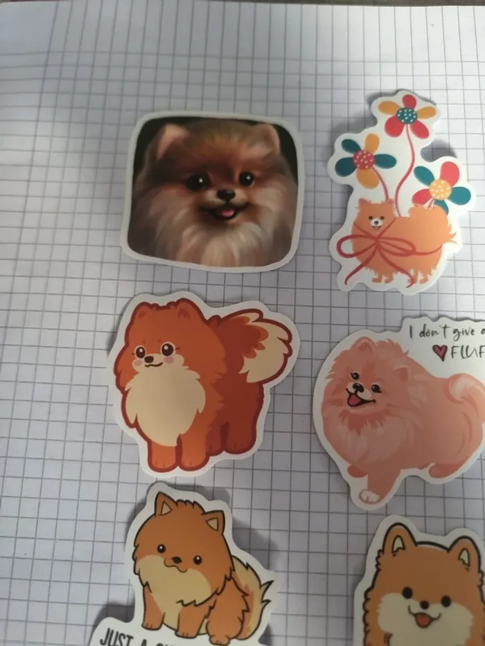 Lot d'autocollants motif chien (lot D) - photo numéro 2