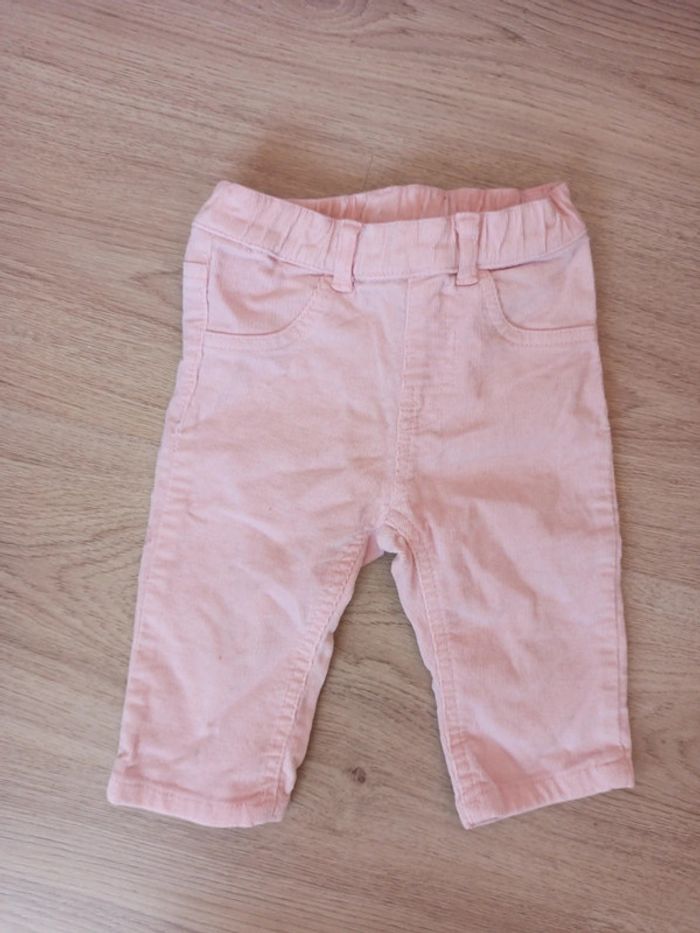 Pantalon rose chaud 12 mois