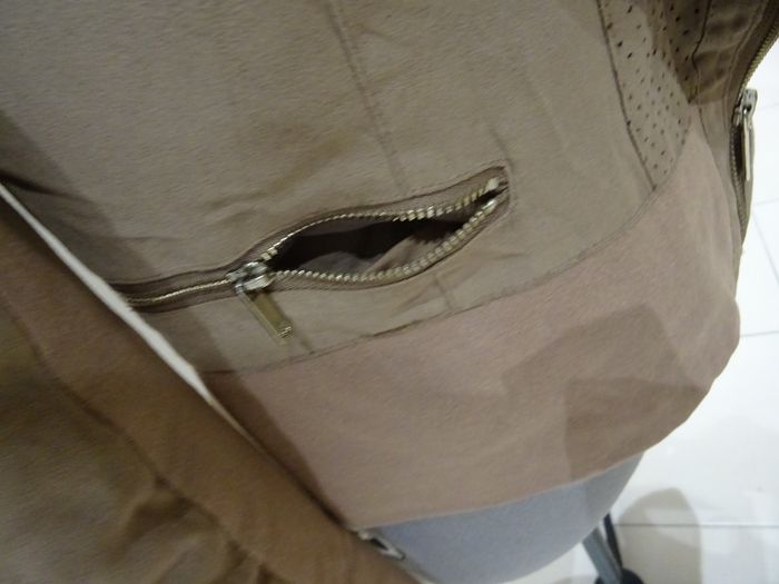 Veste perfecto taupe Morgan taille 38 - photo numéro 4