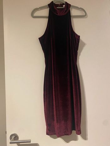 Robe en effet velours