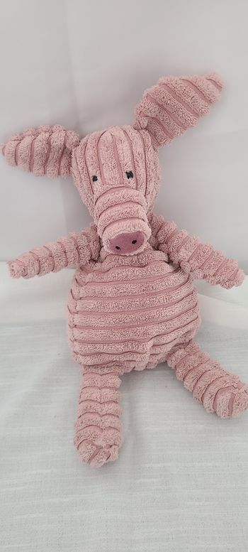 Jellycat - Peluche cochon cordy roy