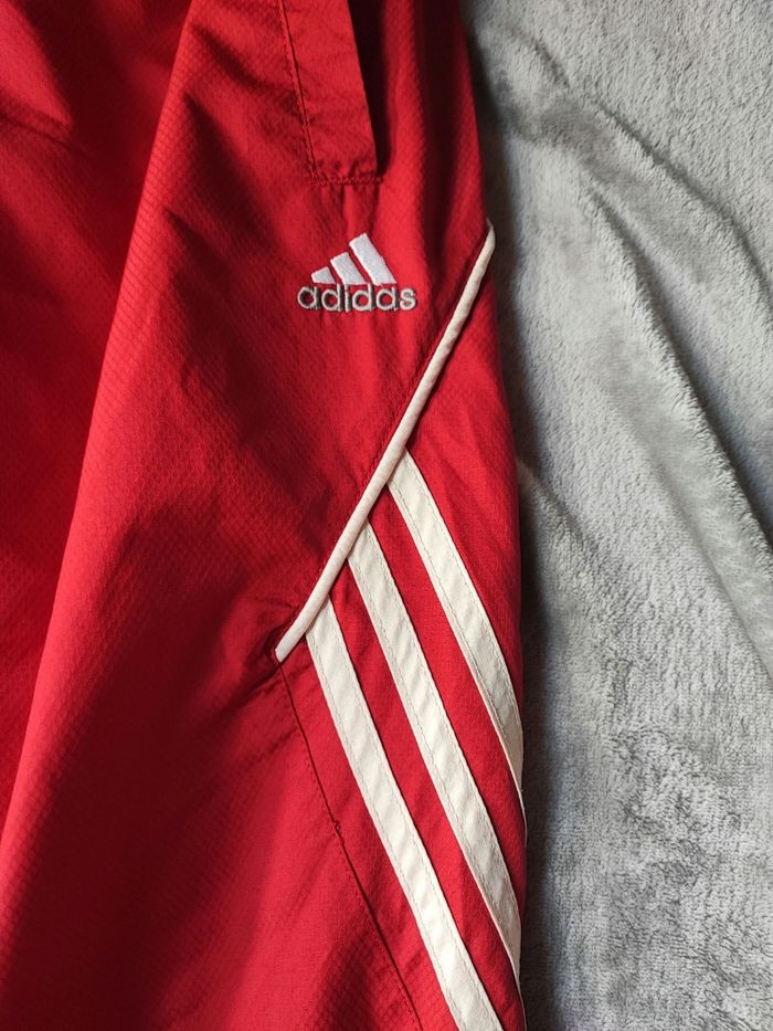 Jogging Adidas Homme  année 2000 Rouge et blanc - photo numéro 2