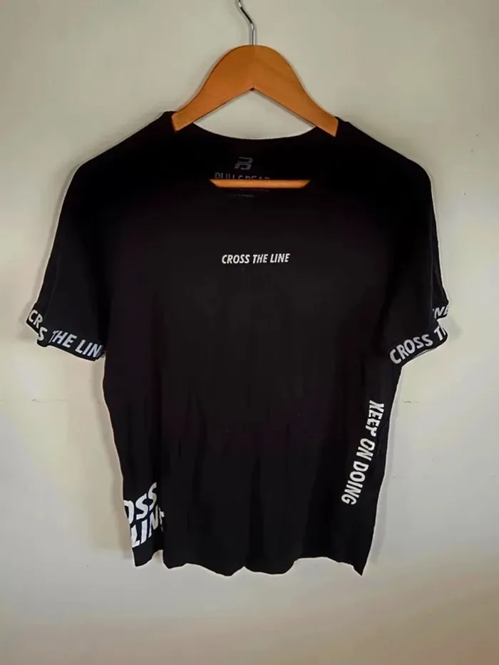 C27 t-shirt noir Pull&Bear M