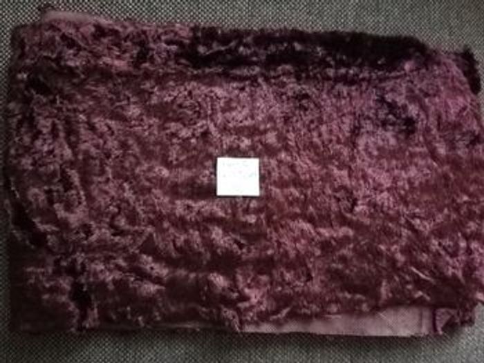 Tissu prune 1m05x15cm