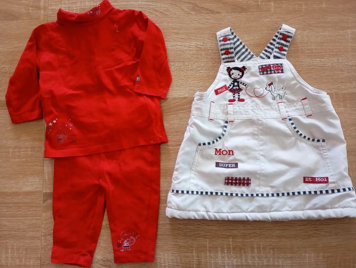 Ensemble fille hiver 6 mois