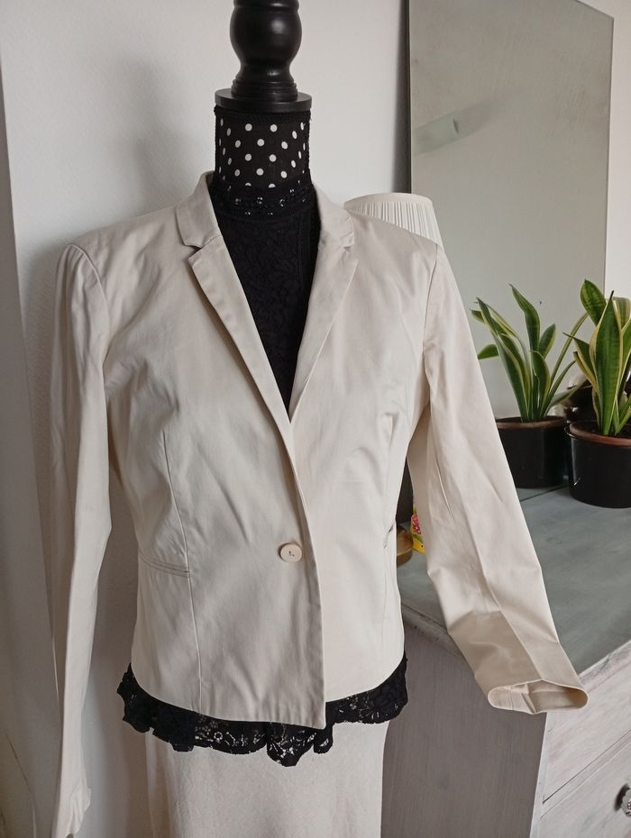 Blazer/ Veste beige. Jennyfer 40