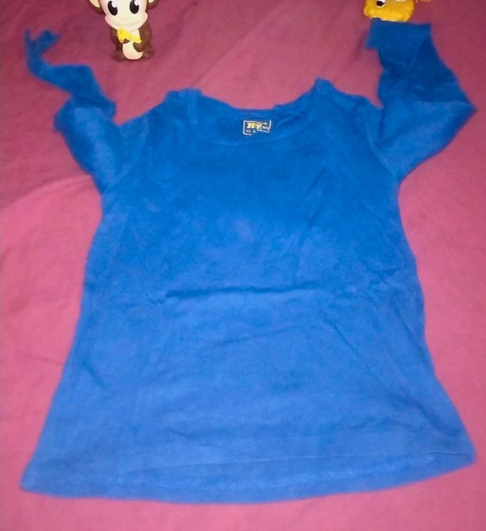 Tee-shirt manches longues uni - photo numéro 2