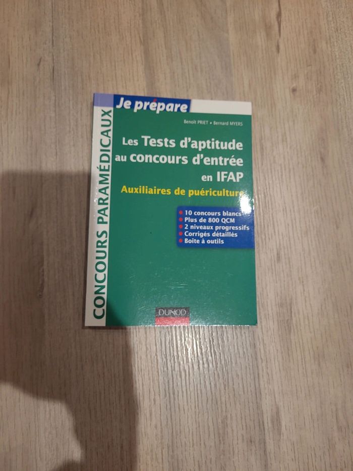 Les test d'aptitude au concours d'entrée en IFAP