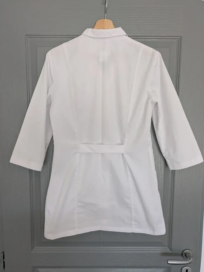 Blouse blanche taille 36 medi S - photo numéro 6